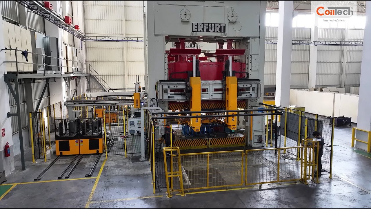 COILTECH | Destacker with Shuttle System and Transfer System