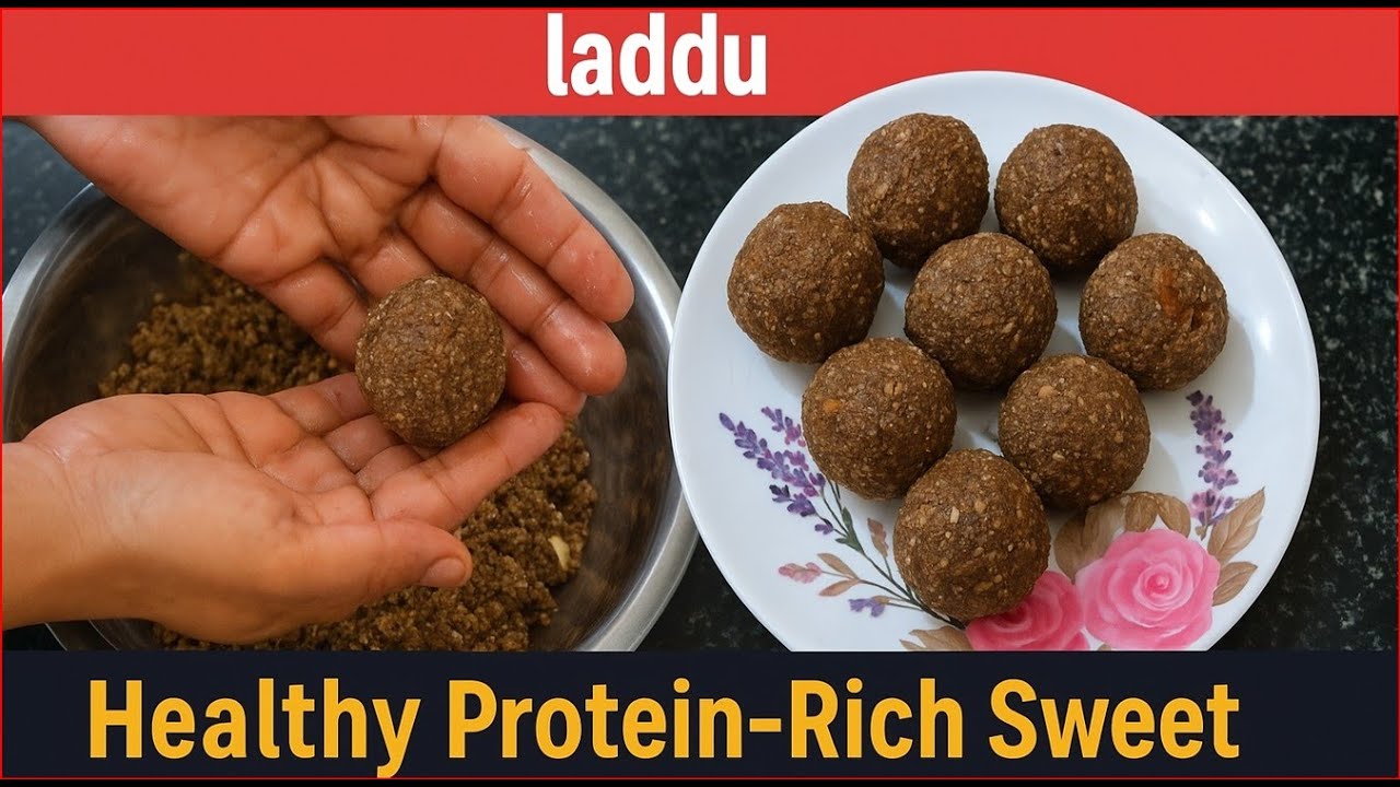 Protein-Packed Black Urad Dal Laddu | Black Gram Laddu | Healthy & Tasty Homemade | dessert recipes