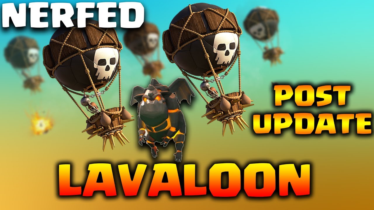 TH9 LAVALOON/GOBOLALOON 3 Star War Attack Strategy BALLOON NERF POST UPDATE Clash of Clans