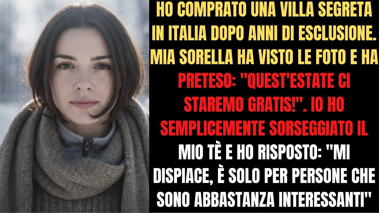 MIA SORELLA MI HA ESCLUSA PERCHÉ ERO 
