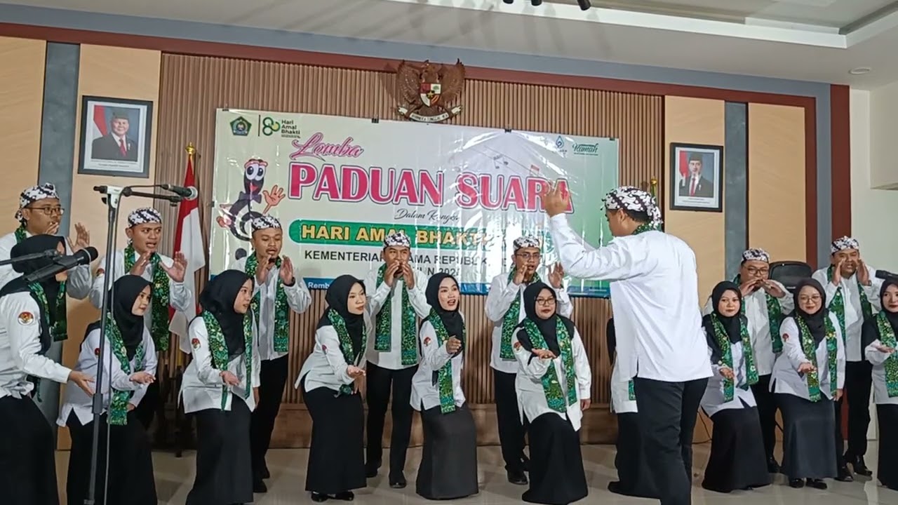 Paduan Suara MAN 2 Rembang// HAB KEMENAG KE 80 T 2025