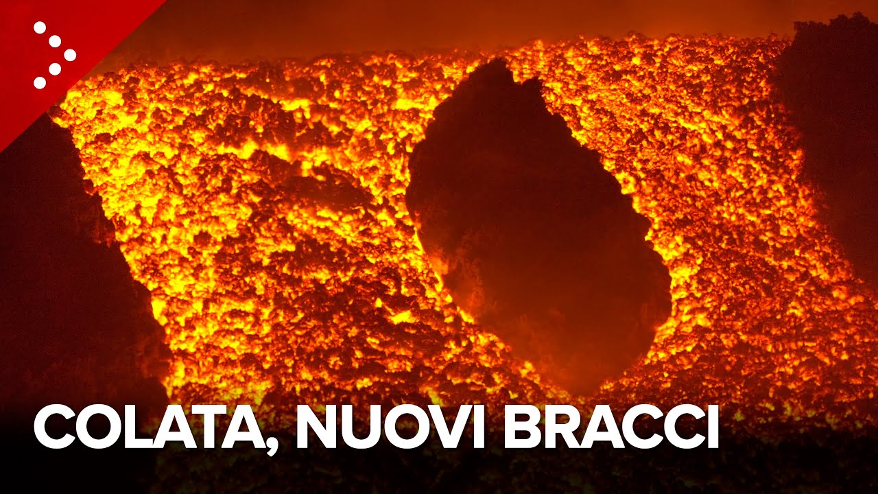 Etna, la colata lavica torna ad essere ben alimentata. Osservati nuovi bracci