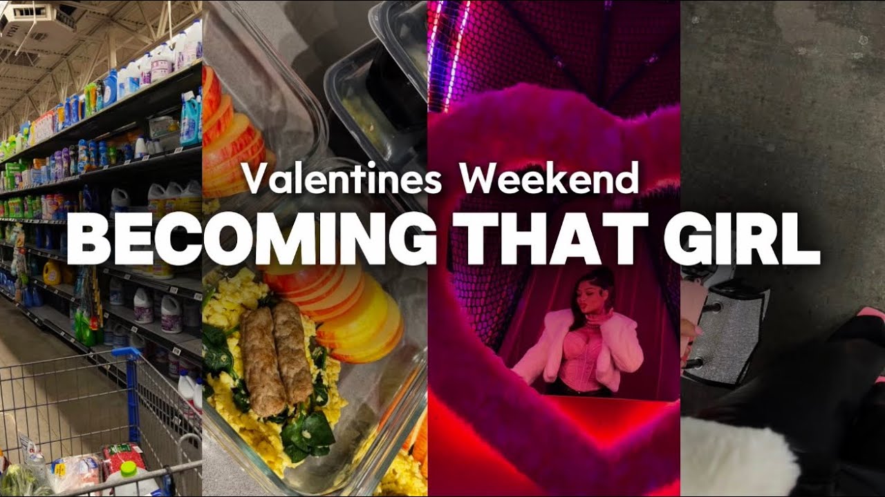 Romanticizing My Life | Productive Valentine’s Weekend Vlog, Museum Date + Meal Prep & More 