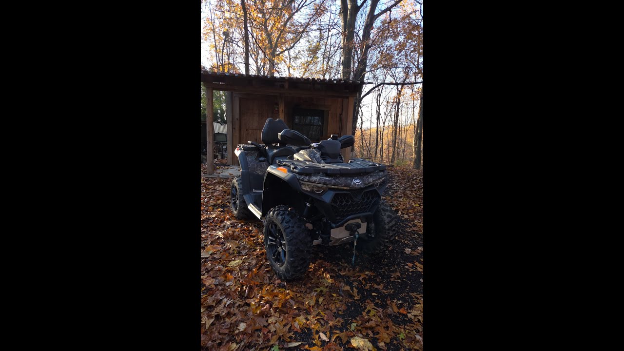 CFMOTO Touring Gen3 800 all geared up with its brand-new Iron Baltic skid plate!