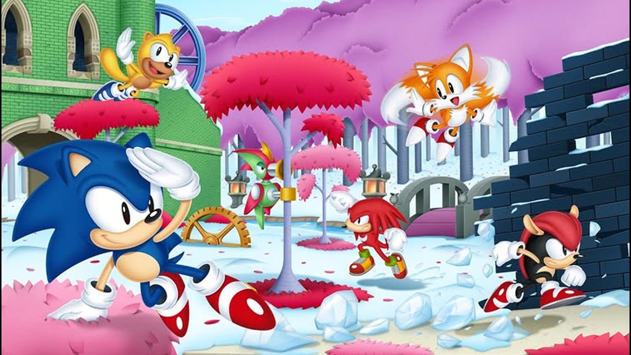 Sonic Mania Press Garden Act 2 Blossom Haze ft. @theplasmasvgm