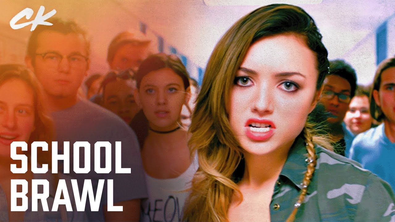 Epic School Brawl Breaks Out | Cobra Kai (Peyton List, Mary Mouser)