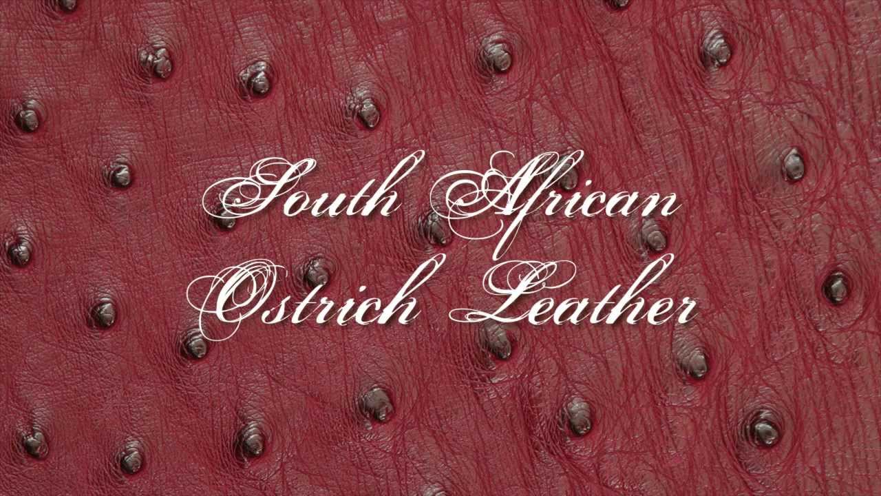 South African Ostrich Leather