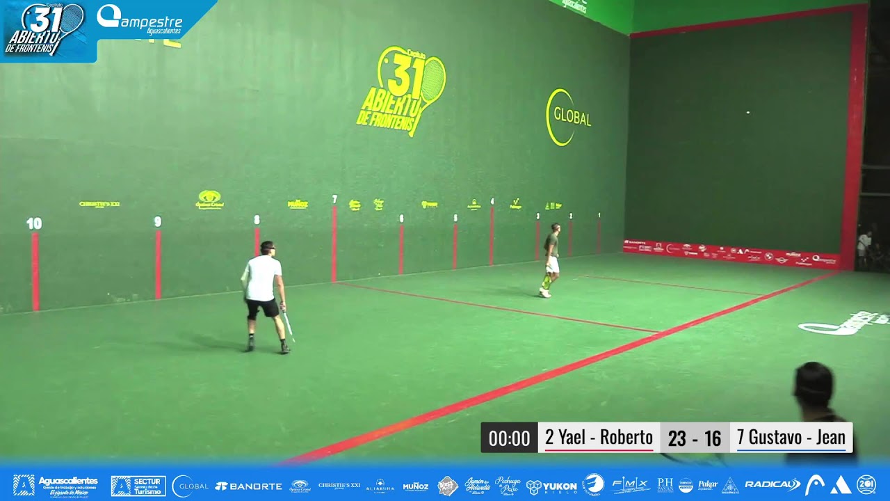 Yael hernandez - Josue Roberto 2 vs 7 Gustavo Miramontes - Jean Andre