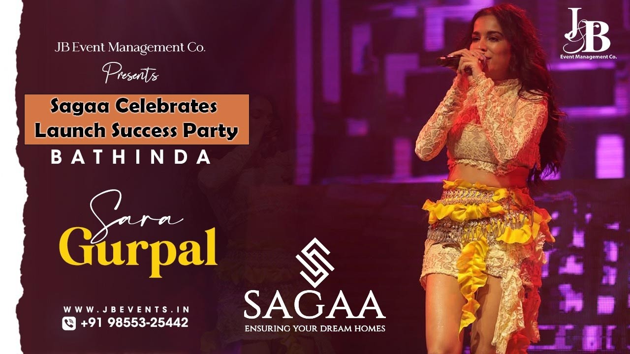 Live Event II Sagaa Celebrates II Launch Success Party II Bathinda II JB Event Management Company