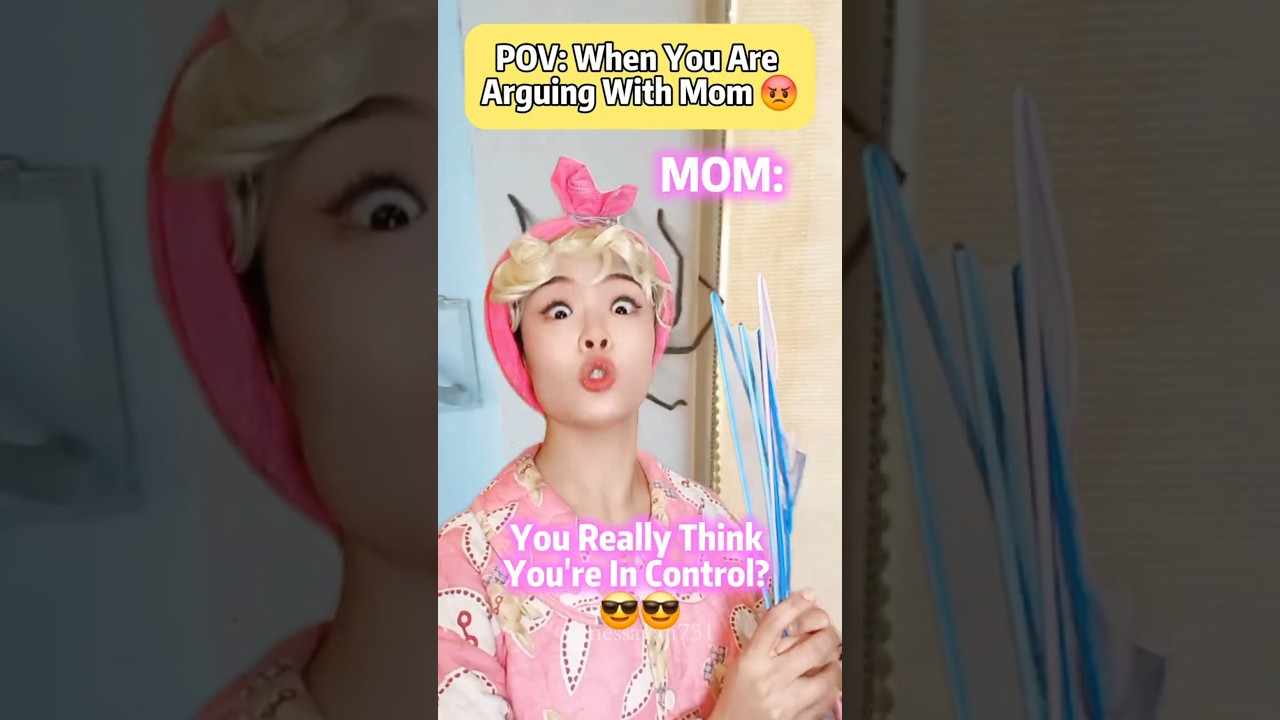 Who’s winning this argument? 🤯 Mom or daughter? 👇 