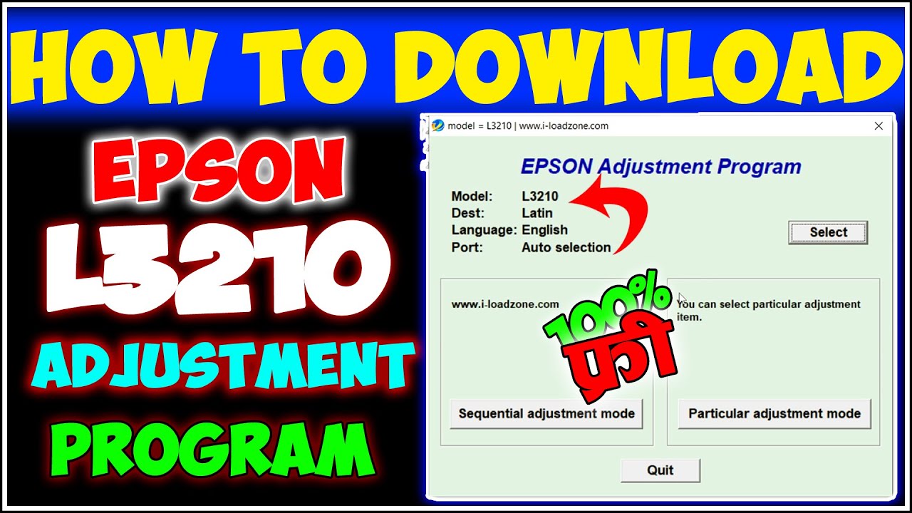 How to download Epson l3210 Resetter || Download Epson Resetter tool