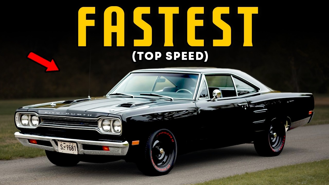 7 FASTEST Muscle Cars Of The 1970s