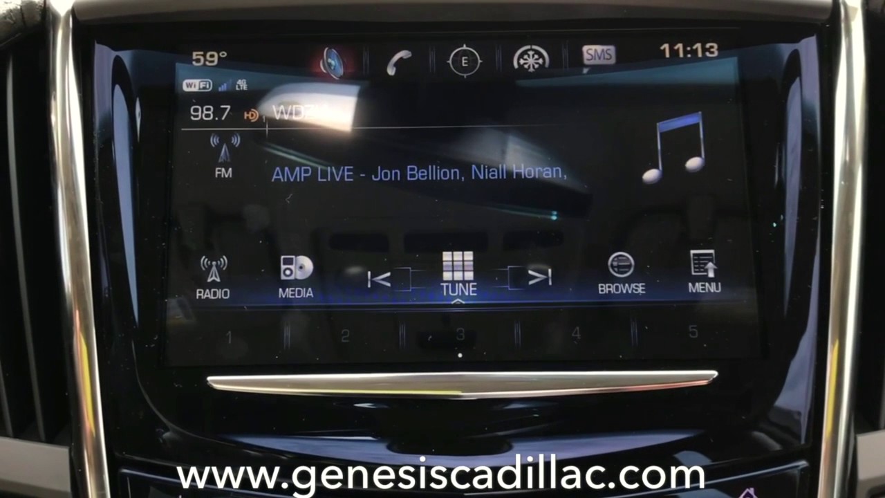 How to Use Cadillac Cue Entertainment System Tutorial by Genesis Cadillac