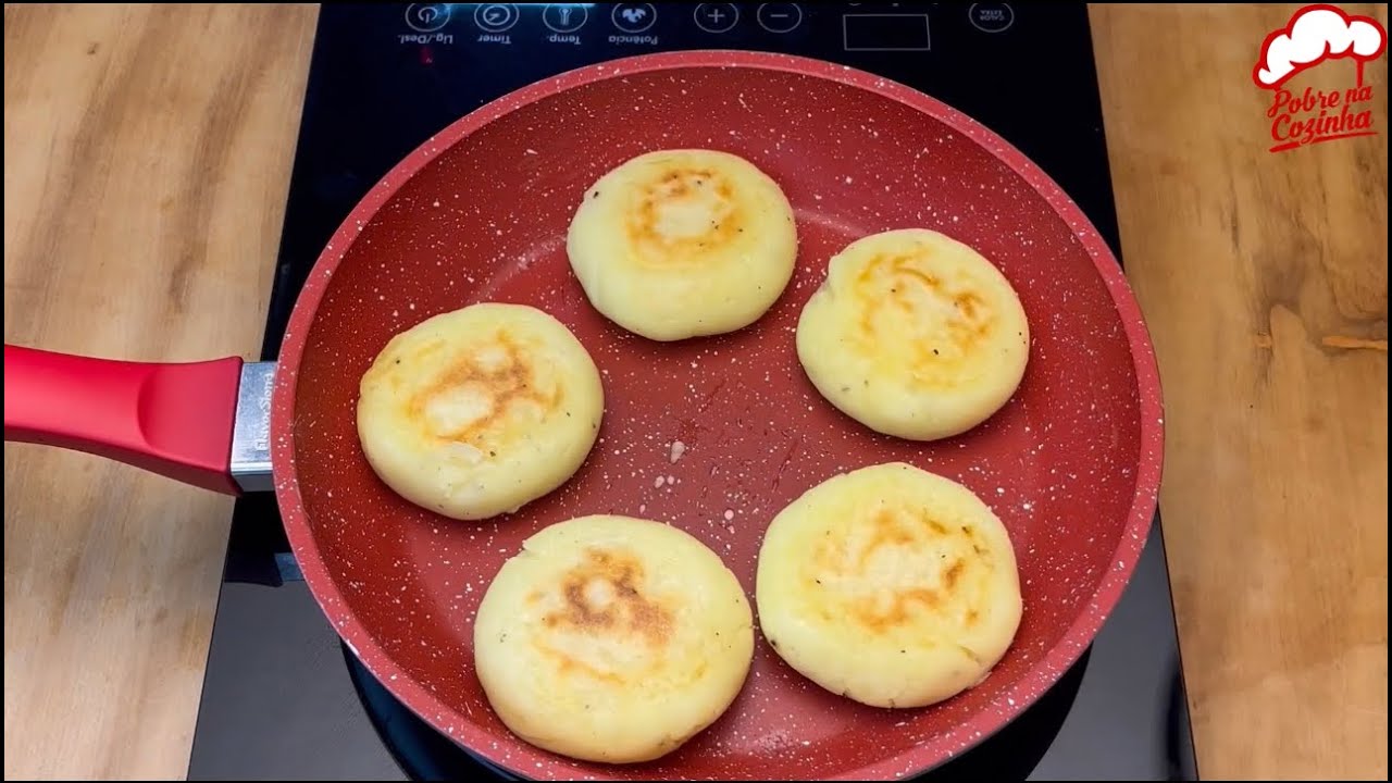 Burguer de batata com apenas 3 ingredientes