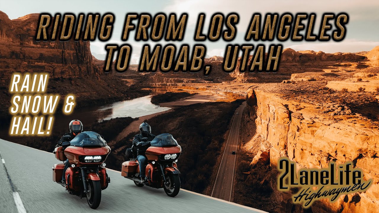 Moab Motorcycle Ride | Riding Harleys from Los Angeles to Moab, Utah | Utah Run - Episode 1