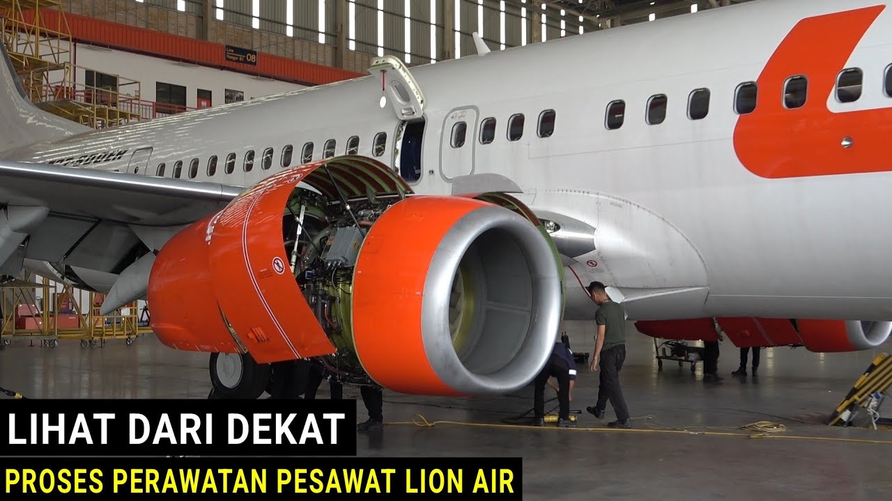 Lihat dari Dekat Proses Perawatan Pesawat Lion Air di Batam Aero Technic (BAT) 2022