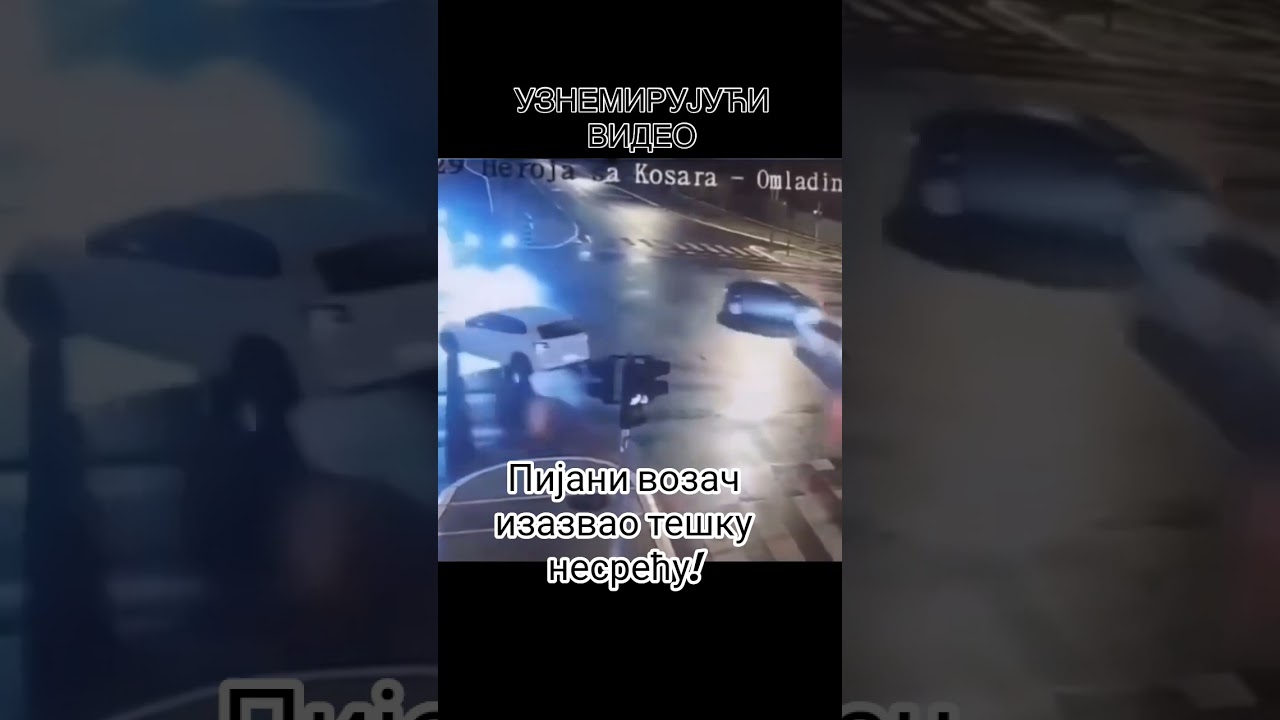 Pijani vozač izazvao stravičnu saobraćajnu nesreću!
