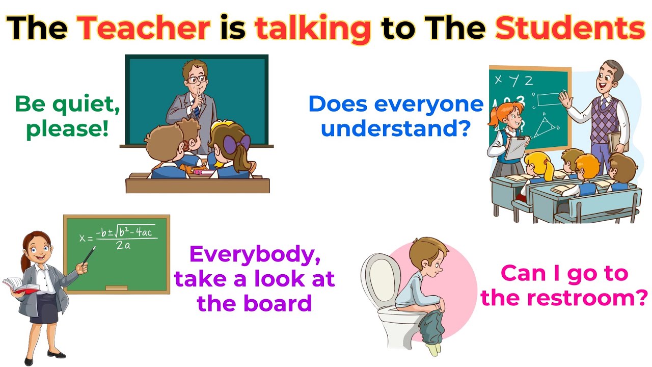 Teachers Speak English With Students | Spoken English for Students | Daily Use English Sentences