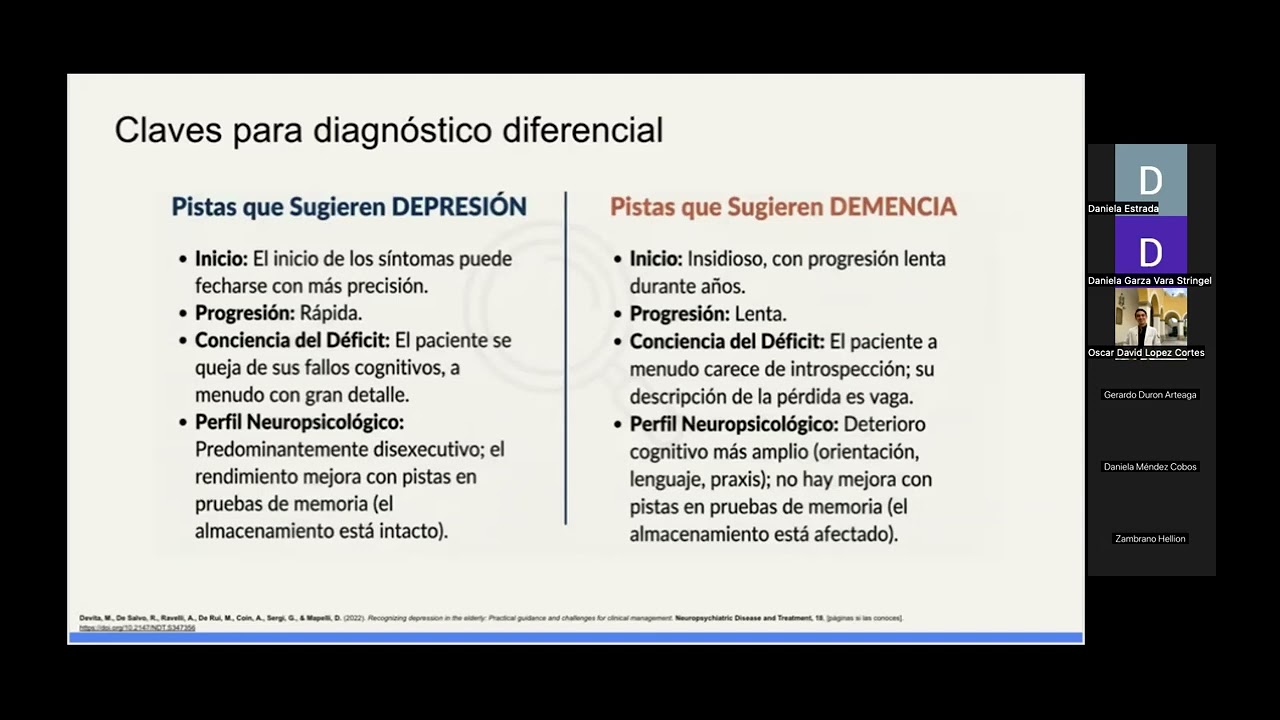 Revisión de guias: Depresion en el adulto mayor