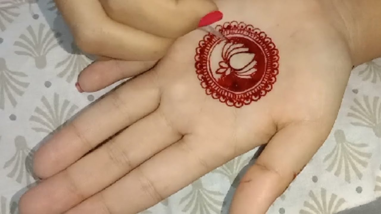 Front Hand Floral Mehndi Design | Simple Yet Classy Mehndi Tutorial