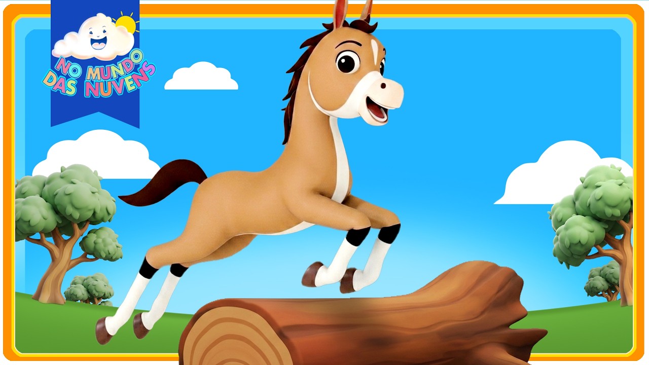 Pocoto Veloz que nem um Raio 🐴⚡| M&uacute;sica Infantil e Desenho Animado | No Mundo das Nuvens