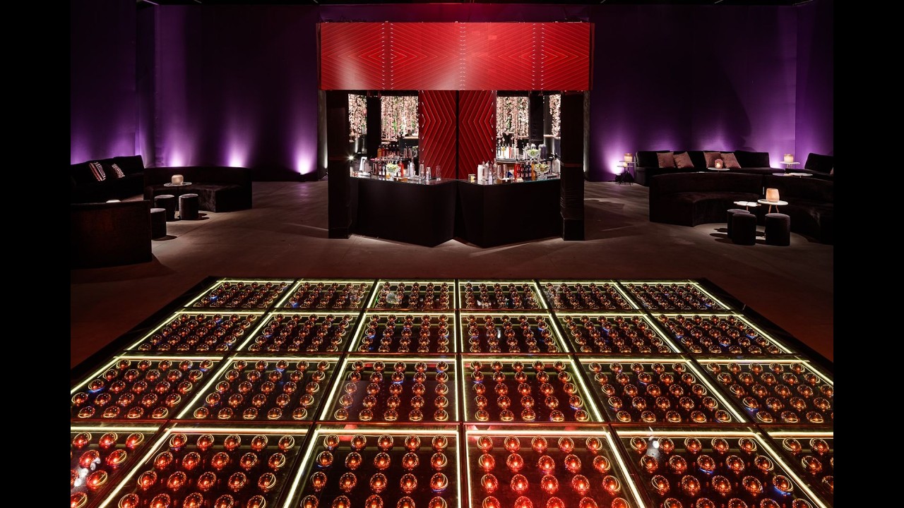 M2 Eventos - Pisos Iluminados e Espelhados