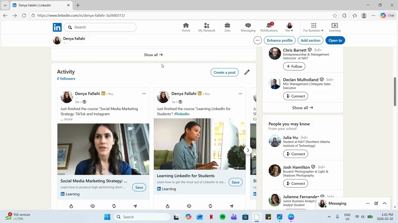 Create Social Media - LinkedIn