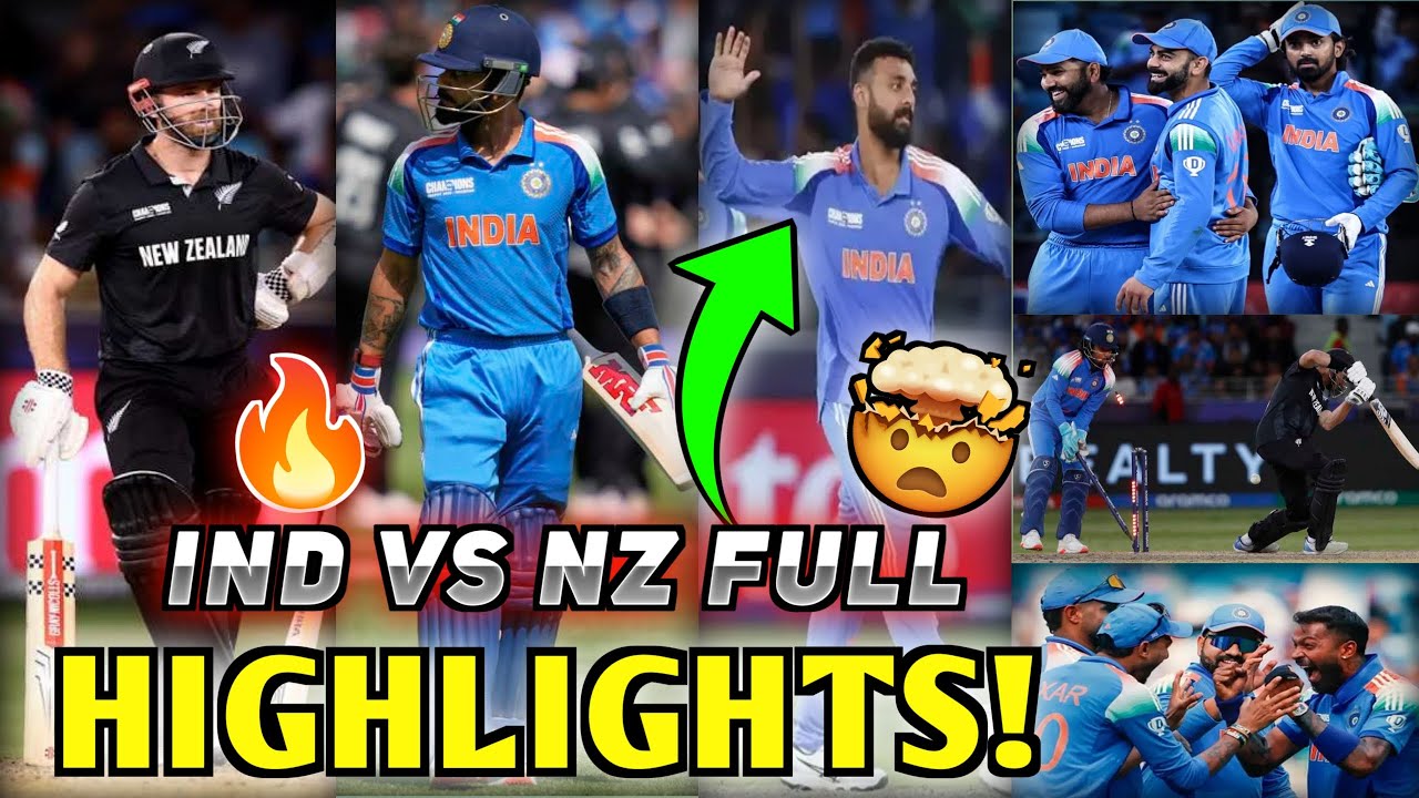 INDIA BEATS NZ BY 44 RUNS!😍 Varun DOMINATES in Champions Trophy 2025 🏆| IND vs NZ CT 2025 Highlights