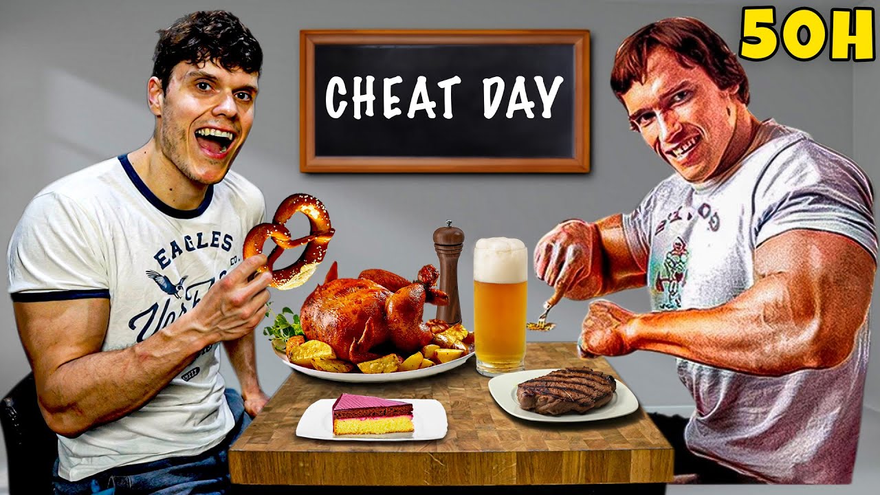 Jadłem Ulubione Cheat Meale ARNOLDA przez 50H (za dużo jedzenia)