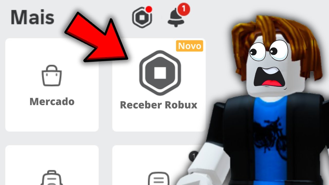COMO CONSEGUIR ROBUX GRÁTIS NO ROBLOX!🤫 *ATUALIZADO 2025*