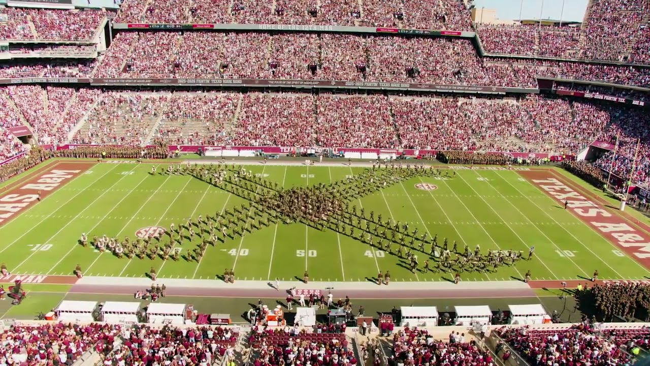 Samford vs TAMU Halftime Drill 2025