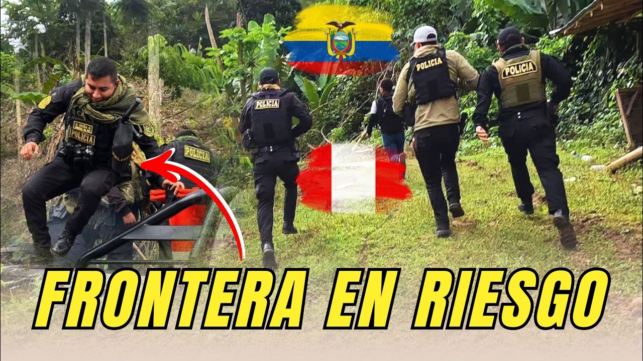 POLICIA ingresa a Campamento ILEGAL  en frontera con ECUADOR y termina Asi