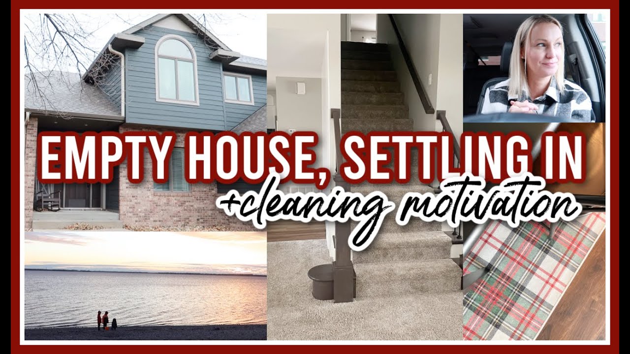 EMPTY HOUSE, SETTLING IN, + CLEAN WITH ME BEFORE CHRISTMAS DECORATING 2022!