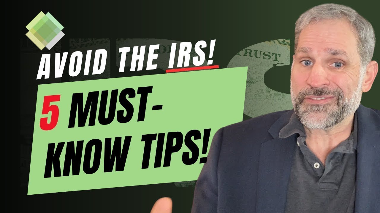 Five Keys To Avoiding An IRS Audit |  Red Flags & Reverse Red Flags for 2025