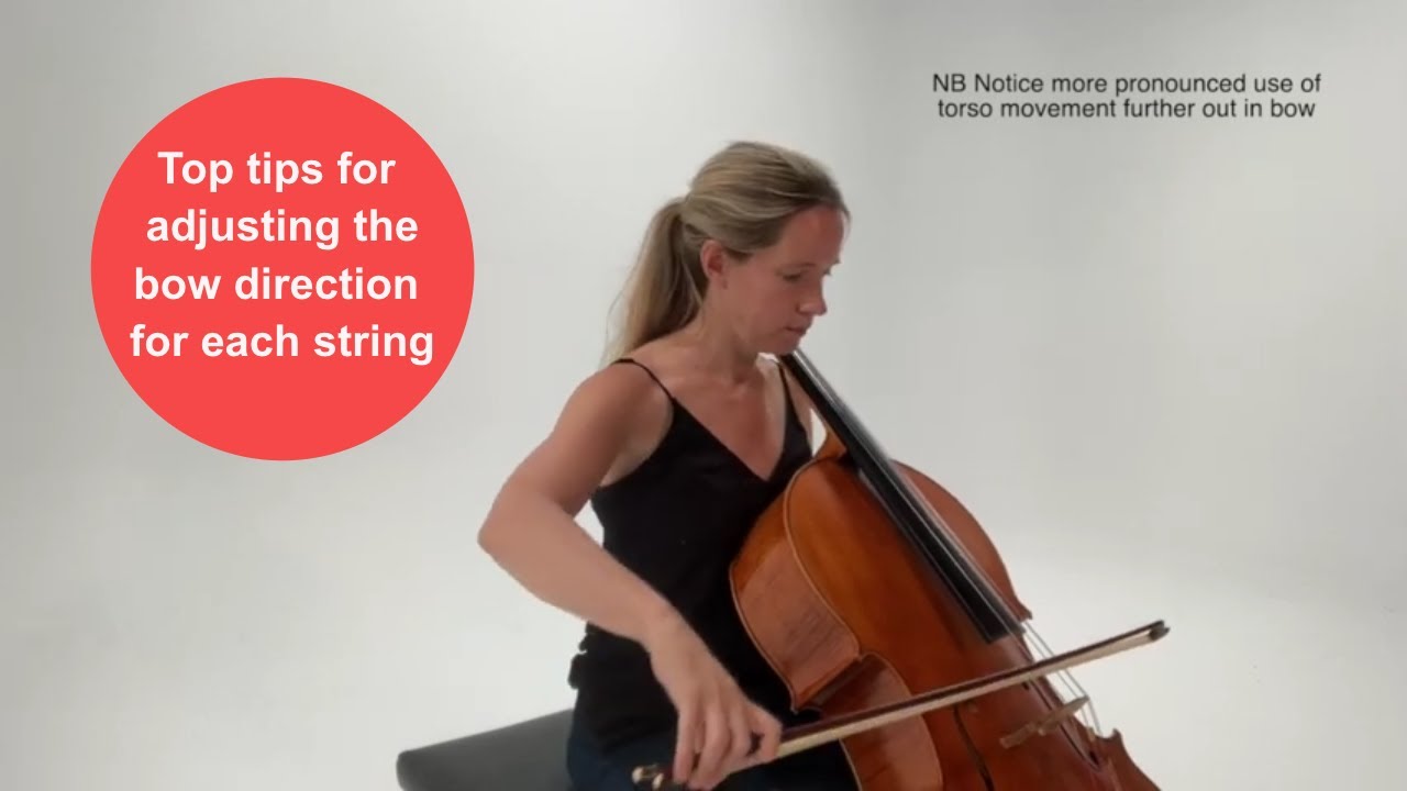 Top tips for changing bow direction for each string