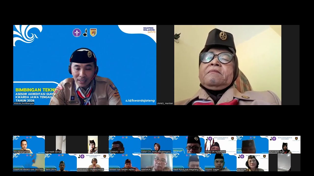 Bimtek Asesor Akreditasi Gudep Puslitbangda Kwarda Jateng Day 1