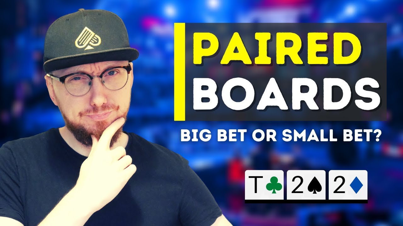 What's the Correct C-Bet Size on Paired Boards?