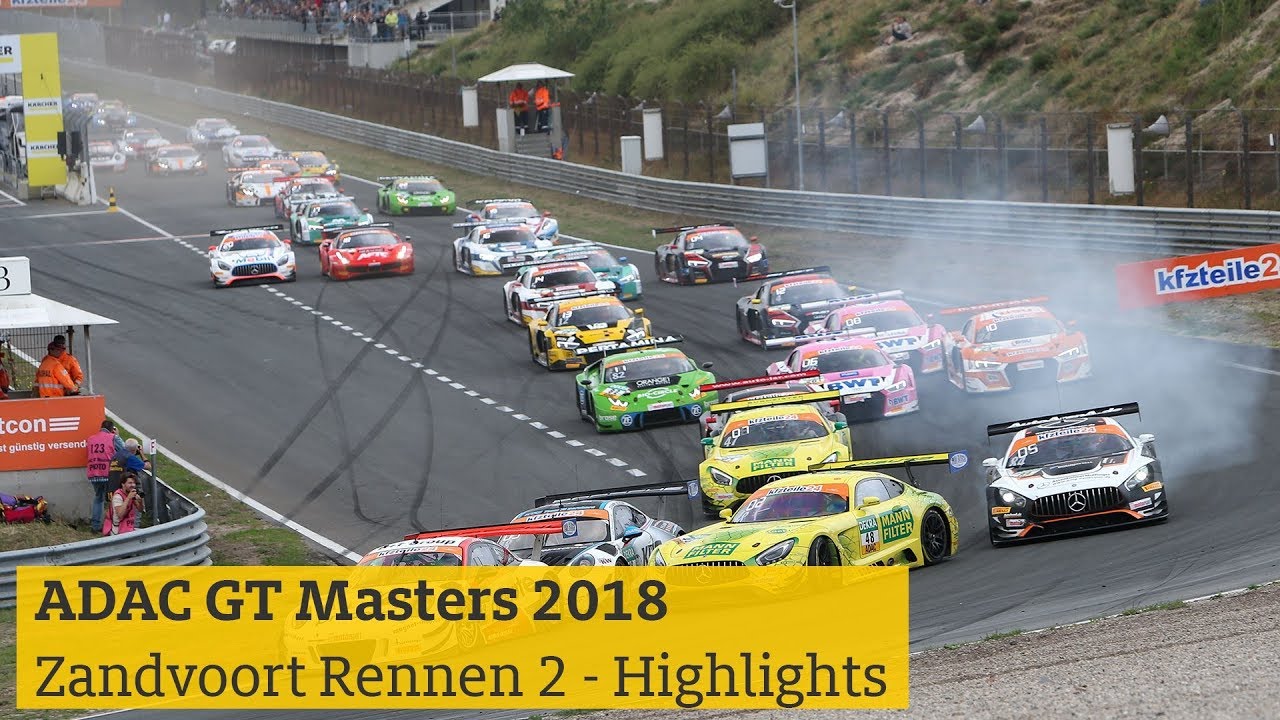 Highlights ADAC GT Masters Rennen 2 Zandvoort 2018