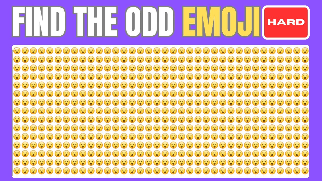 Find the ODD One Out - ETREME EMOJI Edition🔥🎁🤩 | Easy, Medium, Hard – 30 Levels | Bird Quiz