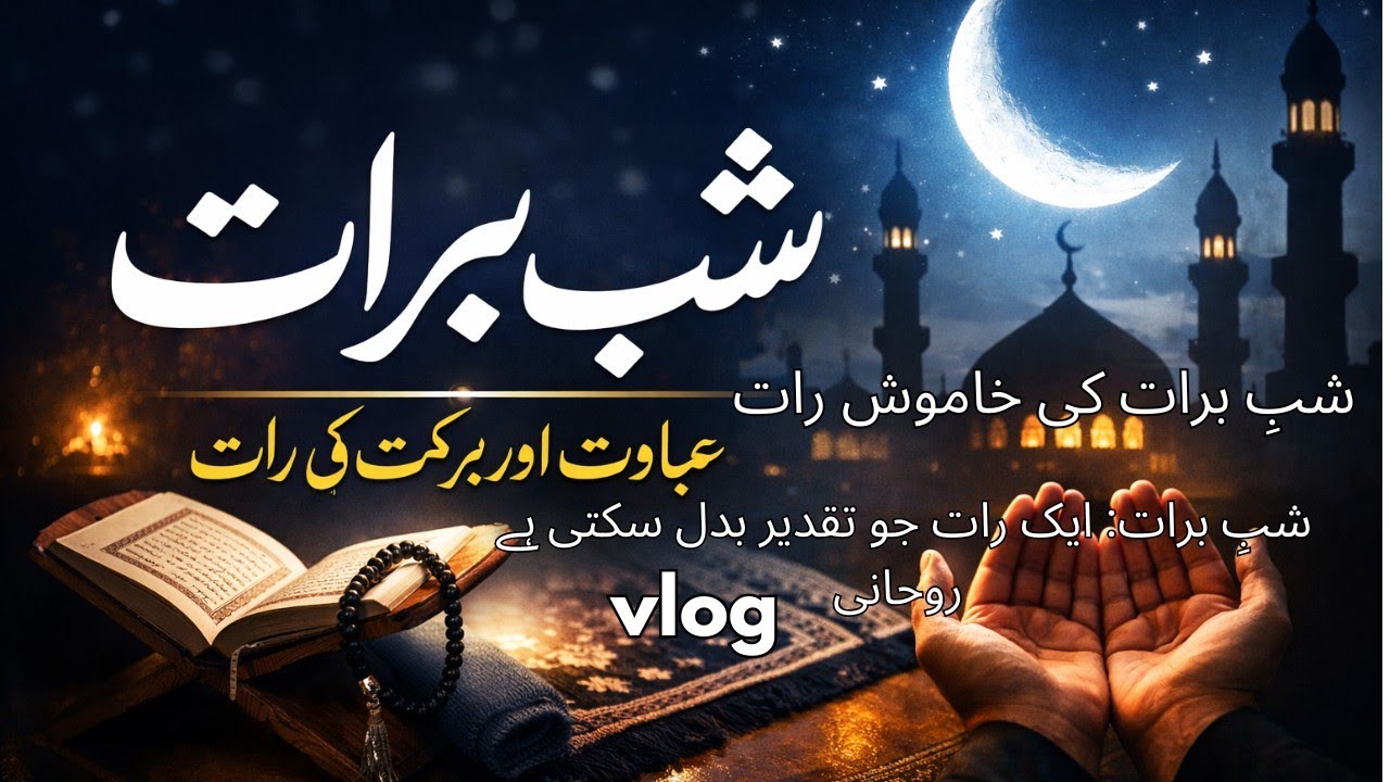 شبِ برات🌙دل کو چھو لینے والاVlogایک رات جو تقدیر بدل سکتی ہے|شبِ برات کی خاموش رات✨عبادت دعا برکتیں