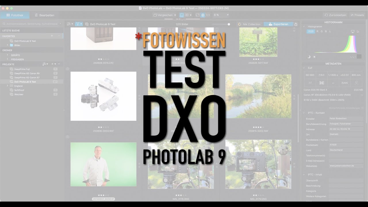 DxO PhotoLab 9 im Test - KI-Masken, Stapelverarbeitung, Rauschentfernung - Lightroom Killer ohne Abo