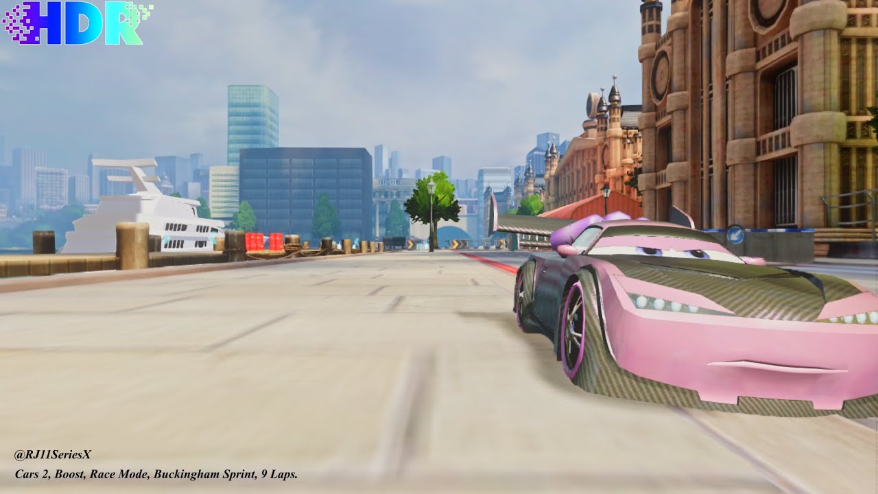 [HDR] Cars 2, Boost, Race Mode, Buckingham Sprint, 9 Laps.