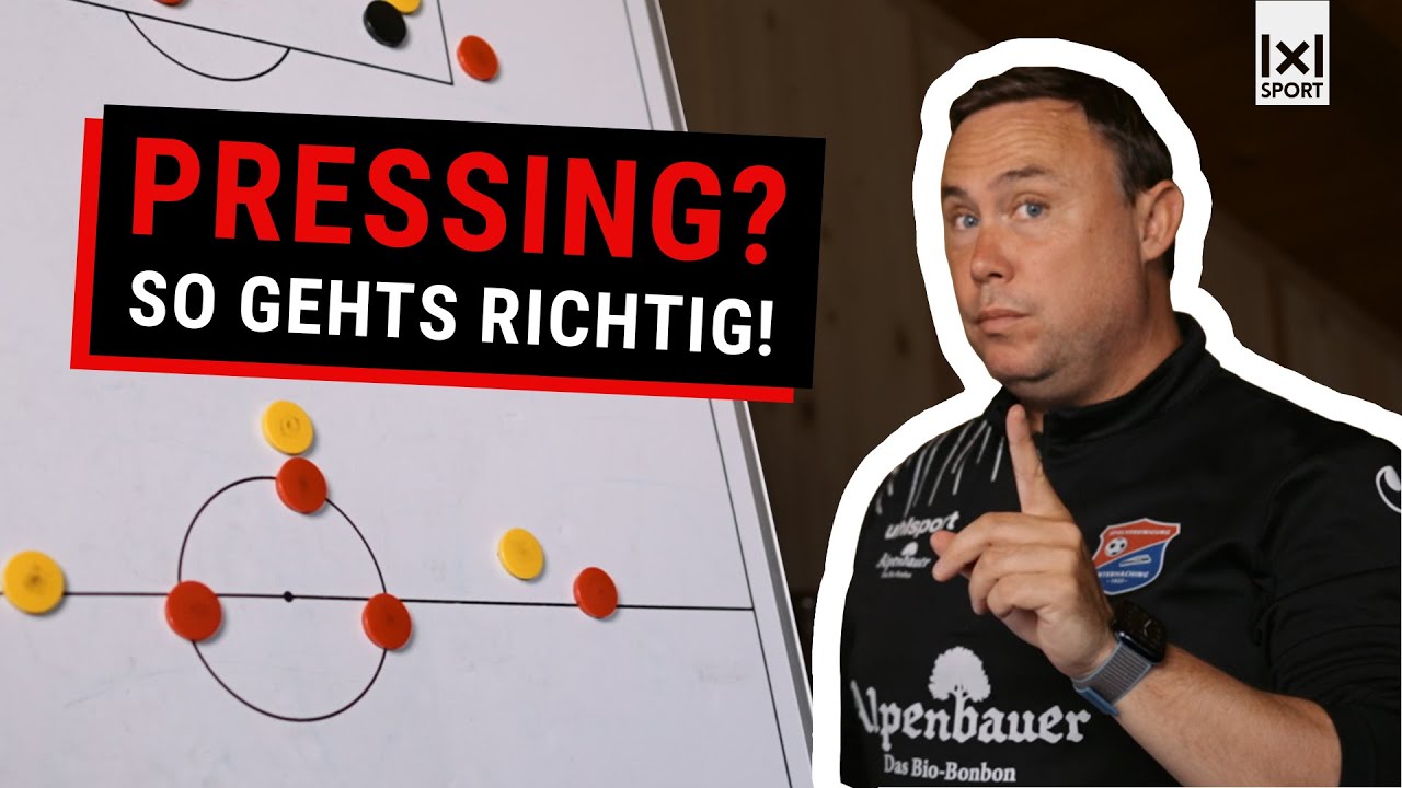 Angriffspressing erkl&auml;rt &ndash; Taktik, Varianten & klare Pl&auml;ne mit Andreas Haidl #fussballtraining