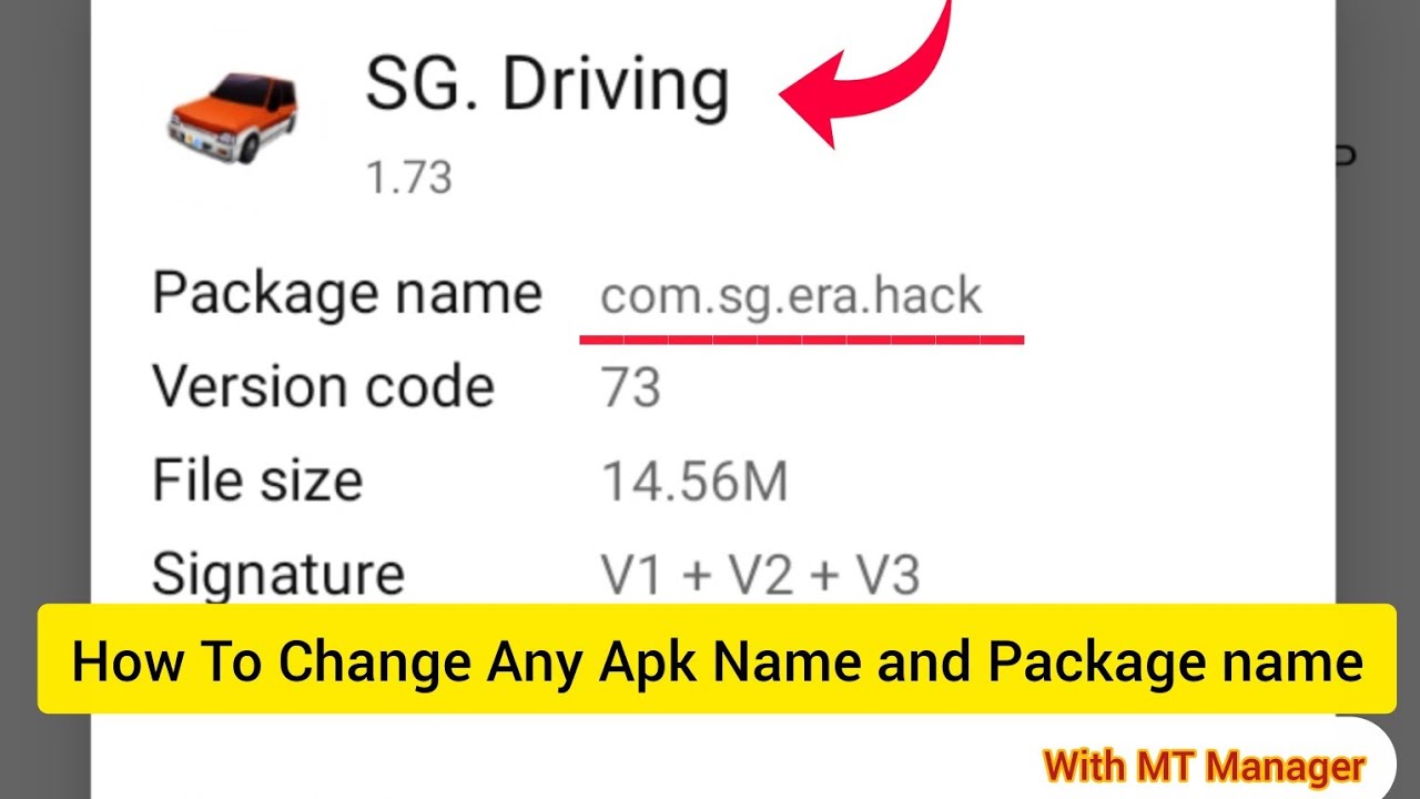 How To Change any Apk Name and Package Name with MT Manager