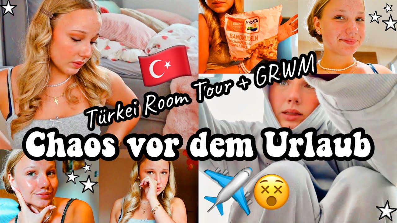 Türkei-Urlaub 🇹🇷 Chaos beim Packen + Room Tour & GRWM im Hotel | HEY ISI 