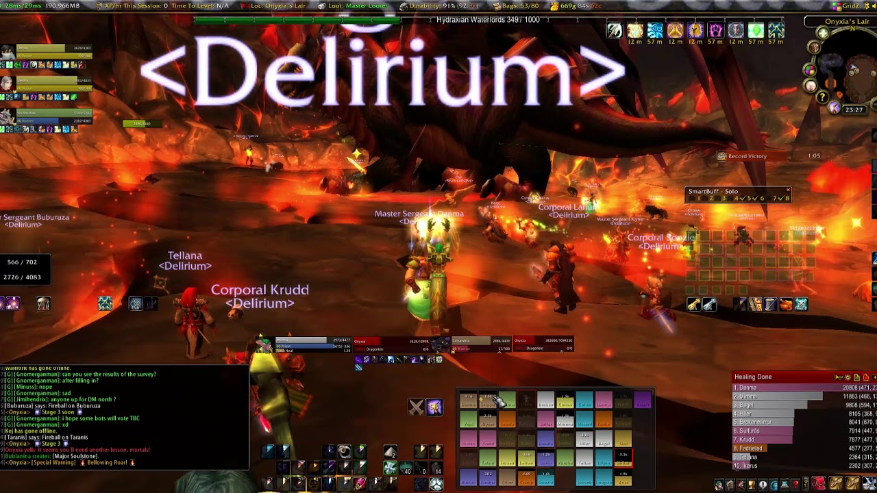 Delirium @ Pyrewood Village (WoW Classic) vs Onyxia