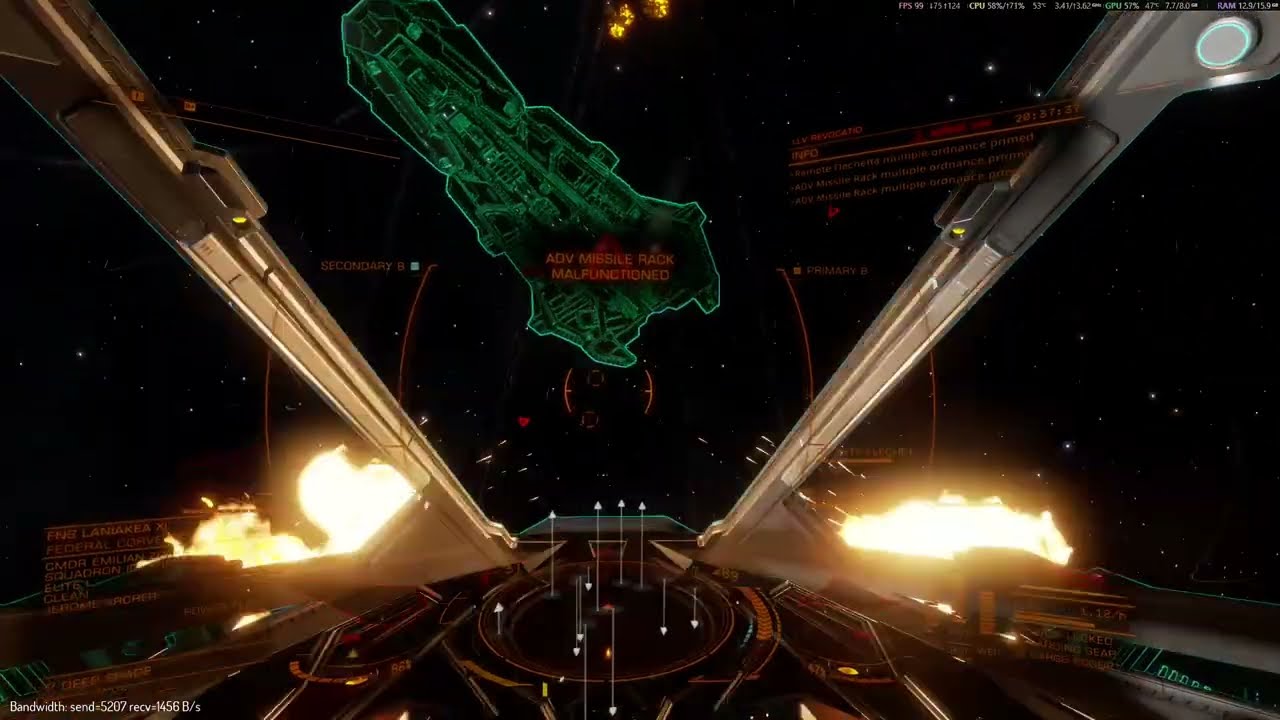 Kestrel Mk II vs Federal Corvette (PvP)