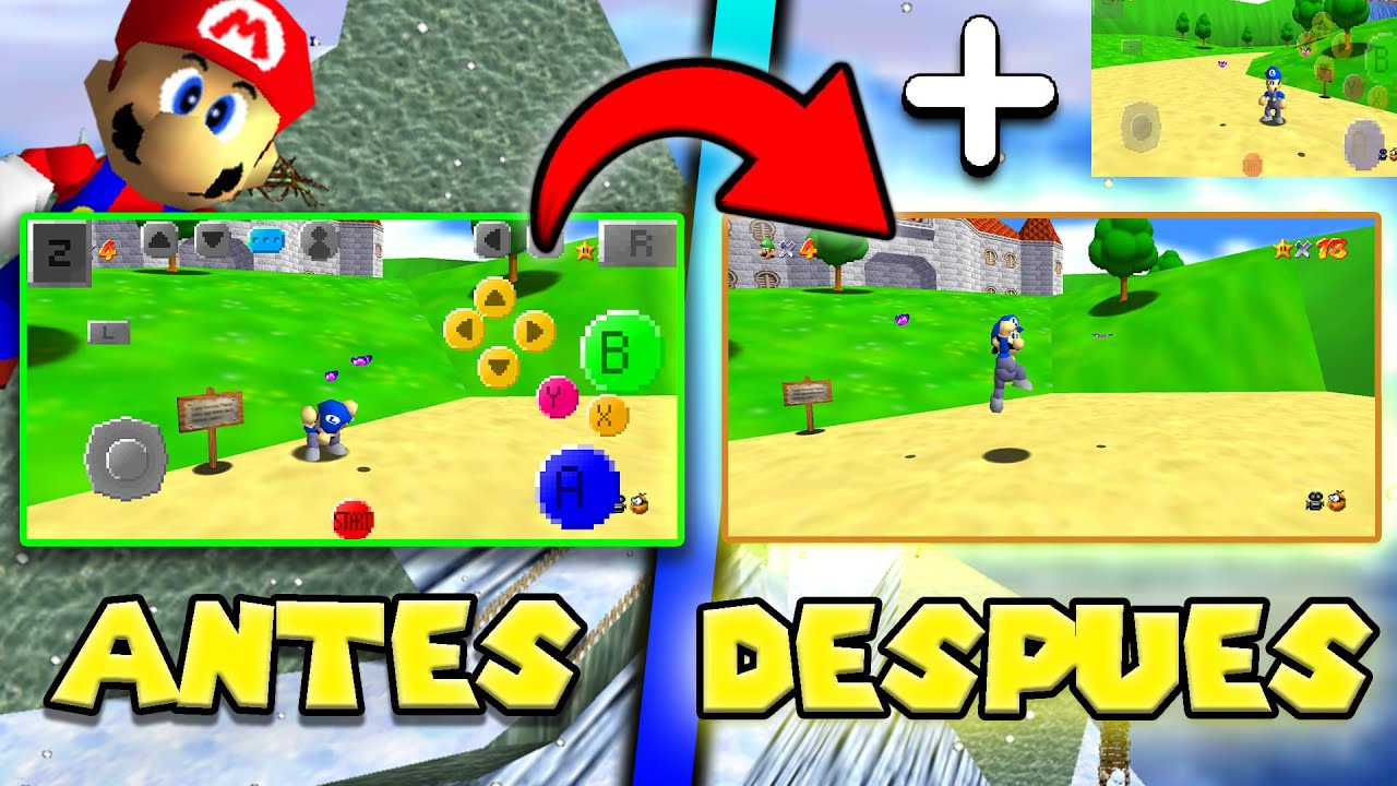 cómo tener BOTONES INVISIBLES y TRANSPARENTES en Sm64ExCoop (Android)