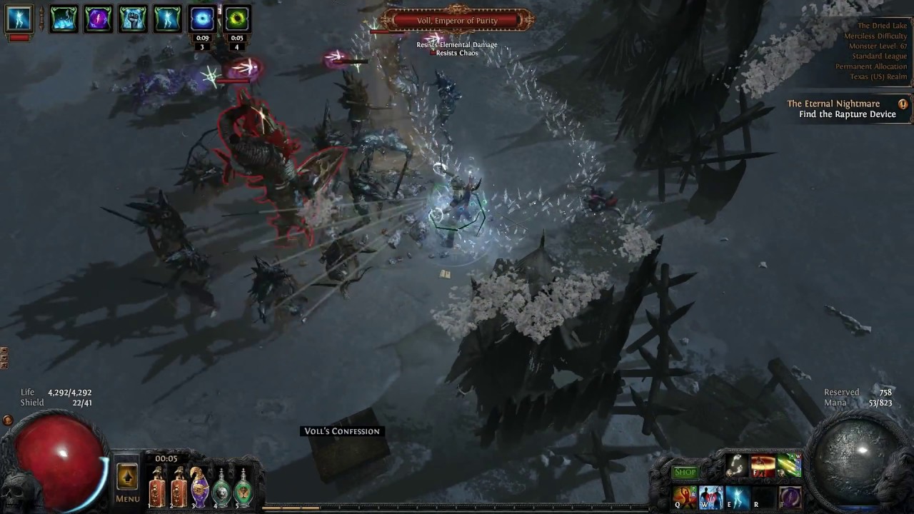 Volley Fire Barrage DPS Test