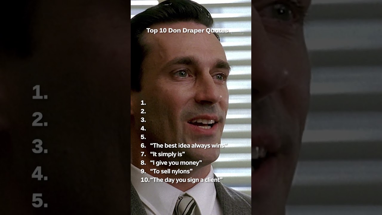 Don's Best Lines | Mad Men